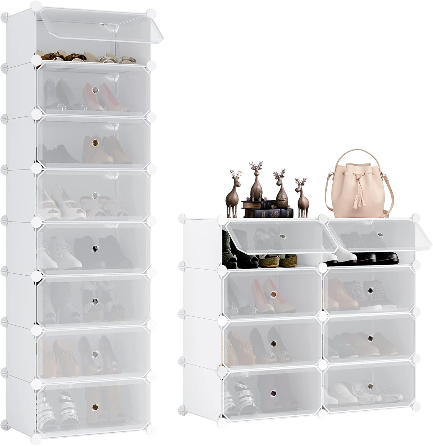 UNZIPE Shoe Rack 8Tier Shoe Storage Organizer