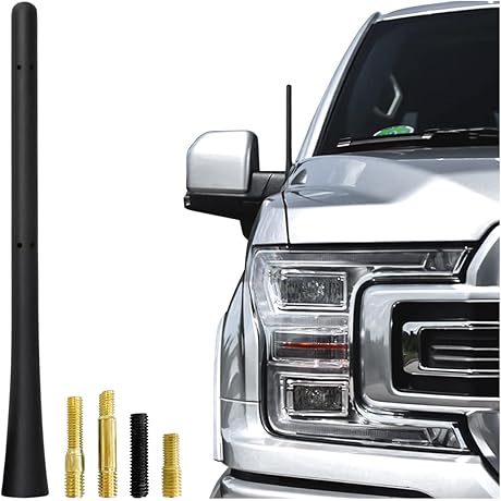 7" Universal Rubber Antenna Mast Replacement for Cars - Enhance Radio Reception