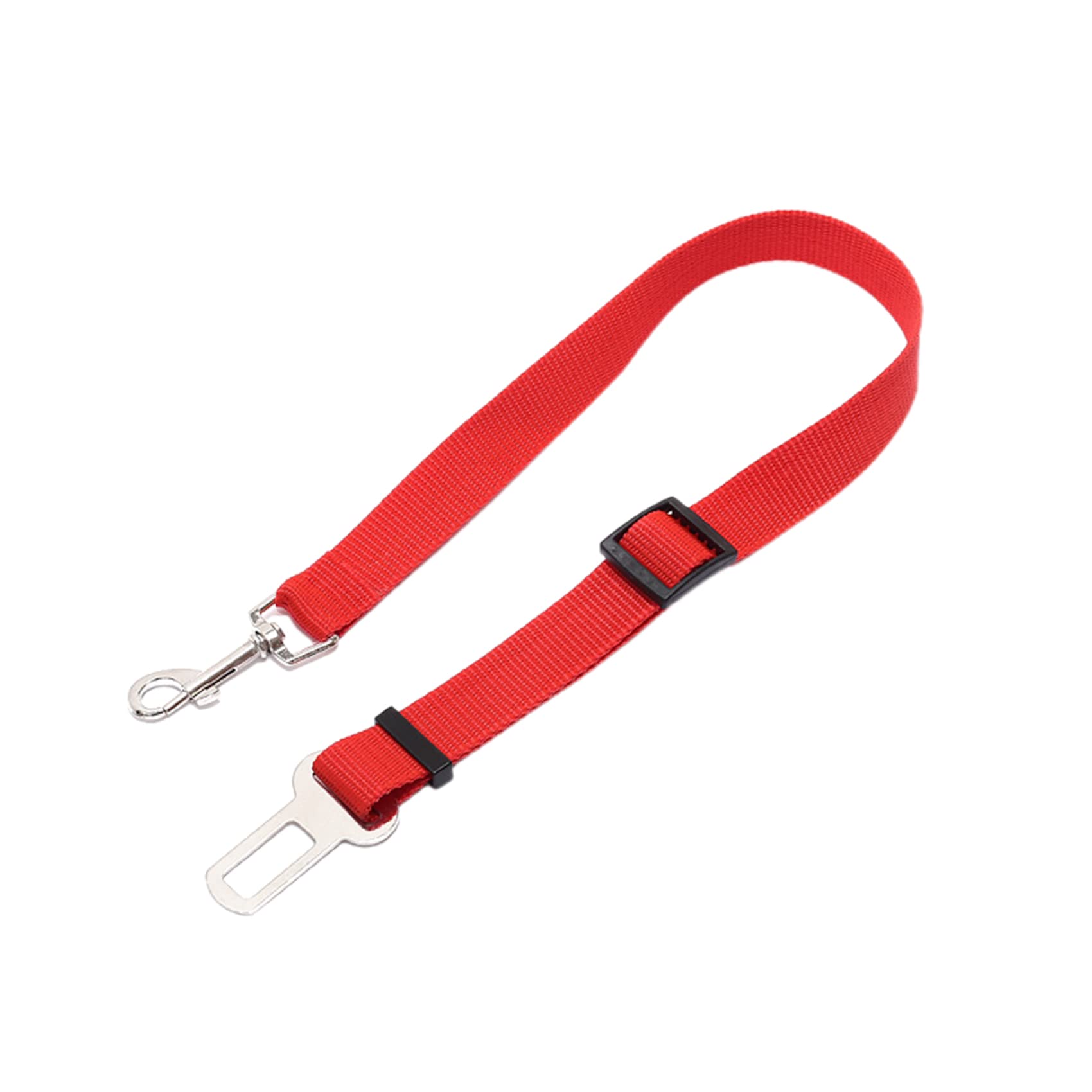 PANYTOW Adjustable Dog Safety Belt for Car-Dog Seat Belt for Car -Dog Car Harness, Red