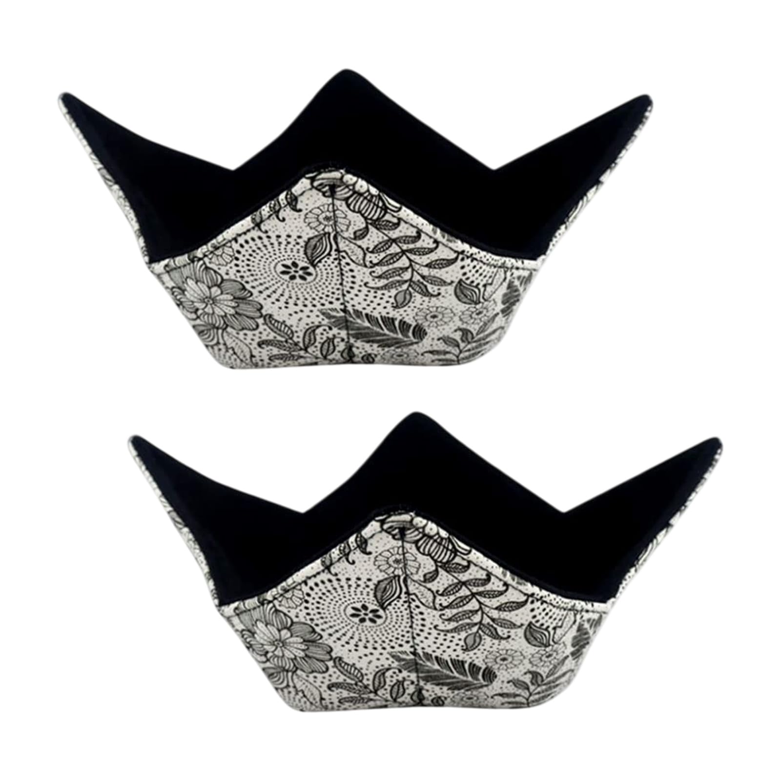 Kalttoy Of 2 Cotton Microwave Insulated Bowl Holders for Soup Bowls Comfortable Pad Insulated Heat Pad