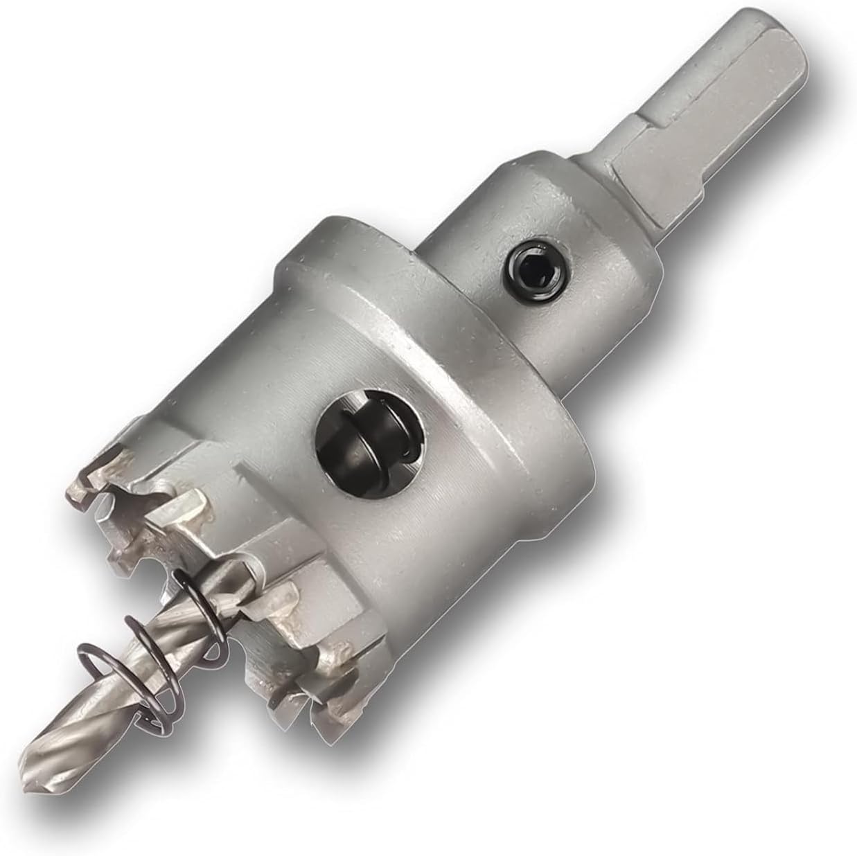 TUQO LA030S TCT Hole Saw | 30mm Tungsten Carbide-Tipped Cutter for Hard Metal, Steel, Iron, Wood & Plastic | Heavy-Duty Precision Drilling Tool
