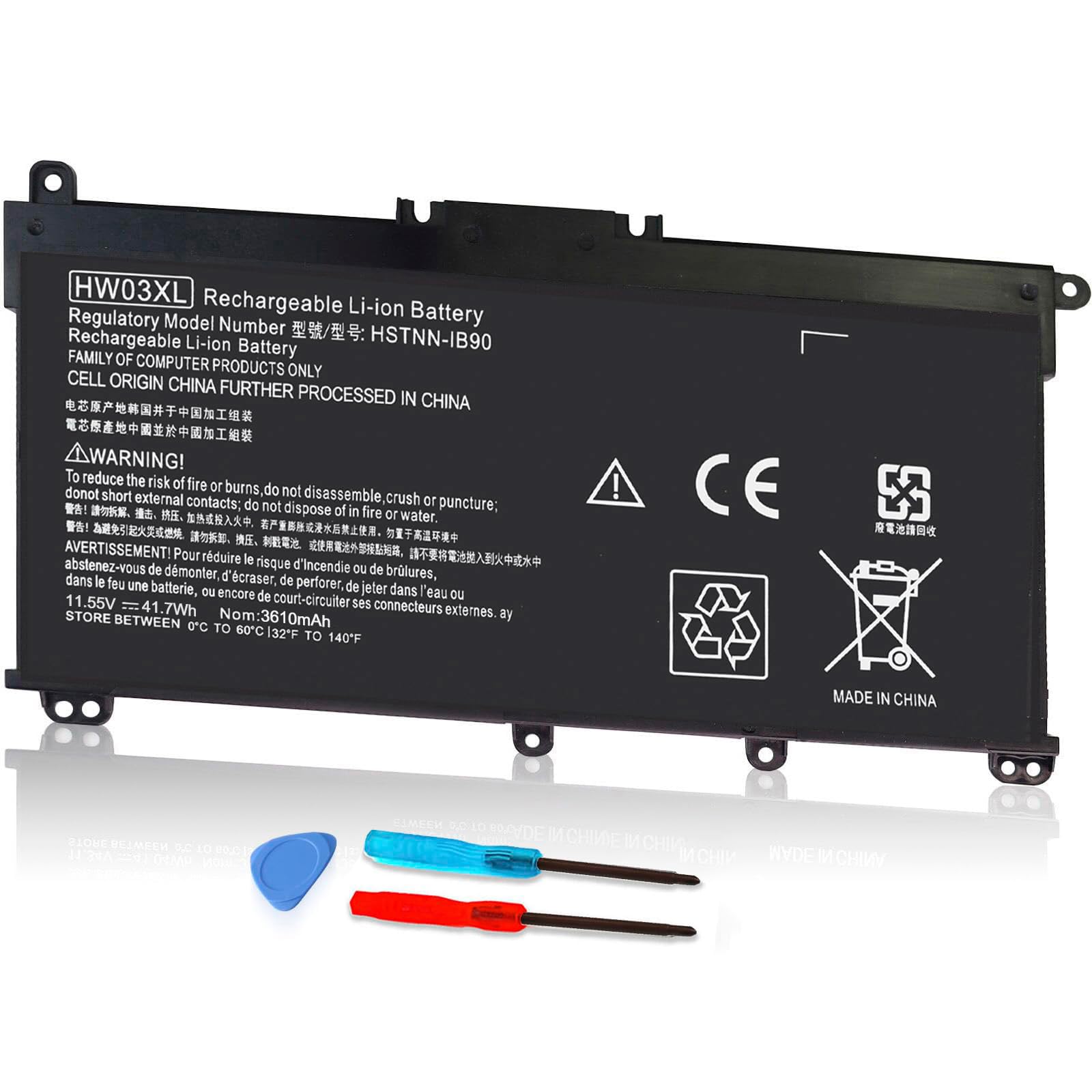 Amazon.com: HW03XL L97300-005 Laptop Battery for HP Pavilion 15-EG