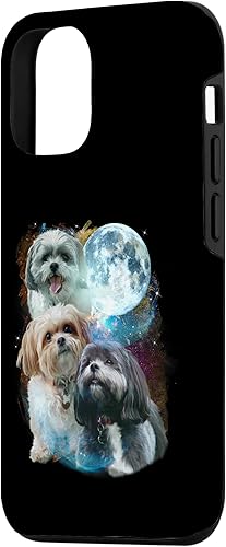 Miniatura 2 de Funda para iPhone 14 3 Moon Shih Tzu Dog Funny Canine Puppy Art Graphic Pet Humor Case