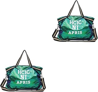 Bolsa De Mão Feminina 2 Peças Bolsa De Mão Para Mulheres Sacola Grande Bolsa De Lantejoulas Bolsa Grande De Lantejoulas Para Mulheres Bolsa De Ombro De Lantejoulas Bolsa