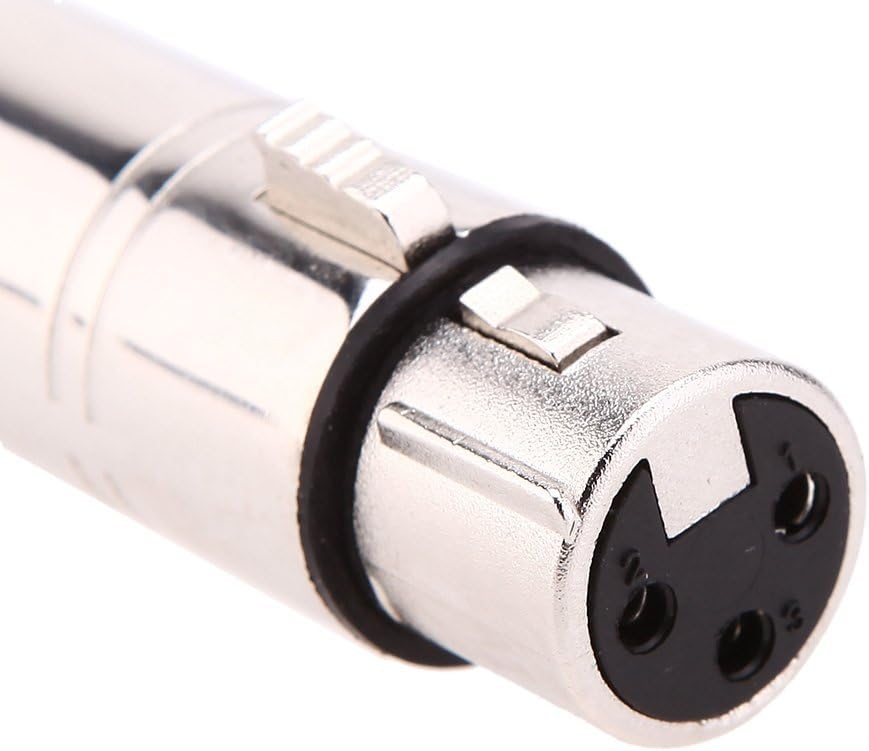 Lixada 2.4G DMX512 Dfi Wireless Female XLR Receiver LED Lighting for Stage PAR Party Light Lighting Control Silver