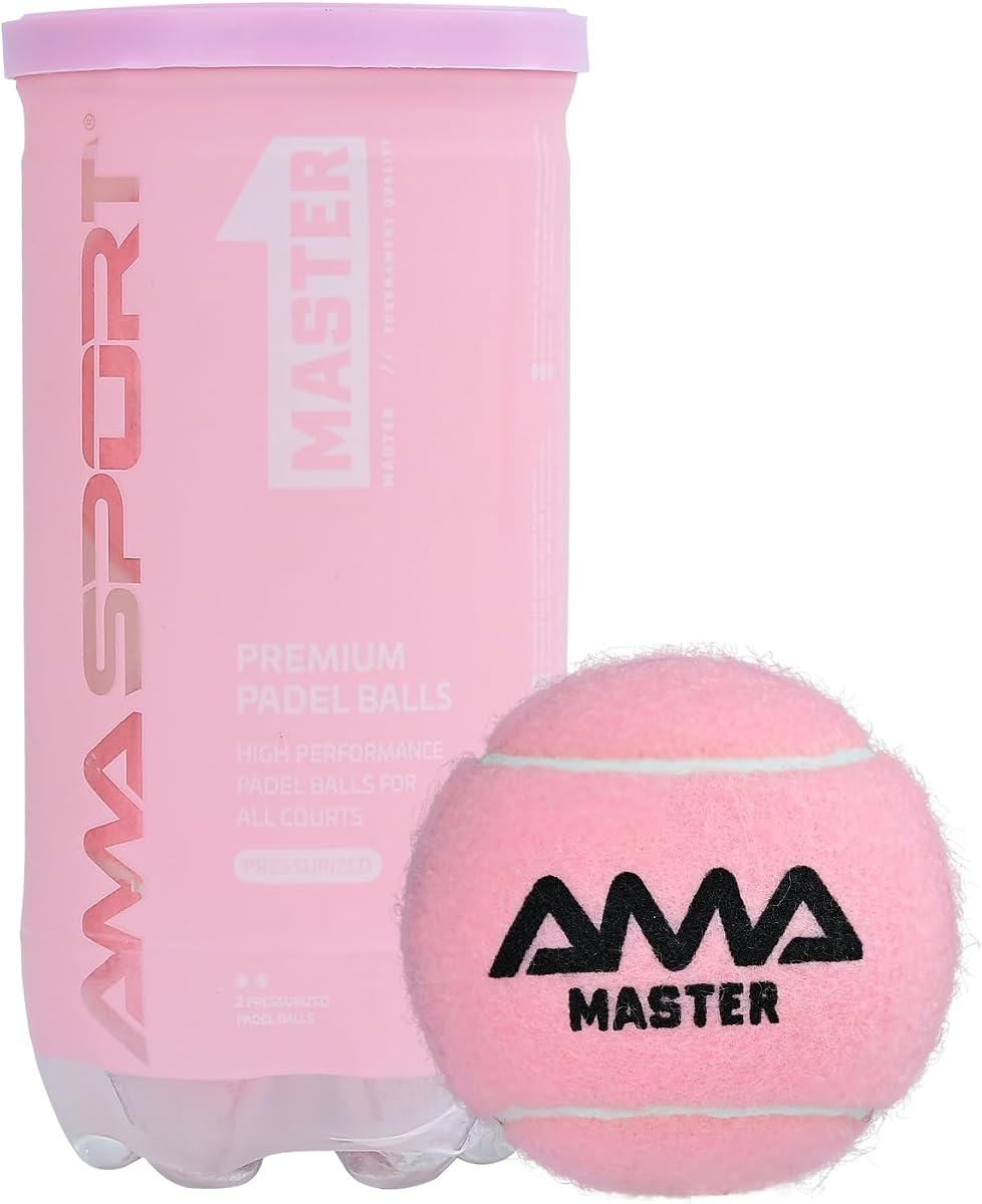 AMA SPORT Pelotas de Pádel Pelotas de Pádel Presurizadas Cumplen los estándares de Competiciones y Torneos Aptas para Cualquier Superficie o Sitio