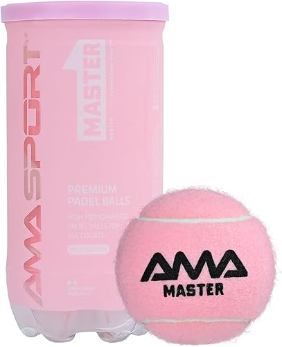 AMA SPORT Pelotas de pádel presurizadas que cumplen con los estándares de competiciones y torneos adecuados para cualquier superficie o sitio