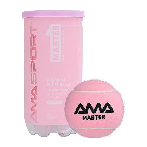 AMA SPORT Padel Balls Pressurized Padel Tennis Balls Meets Competitions and Tournaments Standards Suitable for Any Surface or Sites