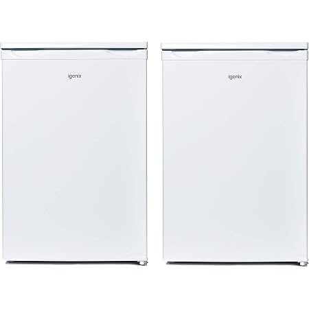 Igenix IG155W 95 Litre Under Counter Fridge - White, 55cm Wide With Ice Box & Adjustable Shelves