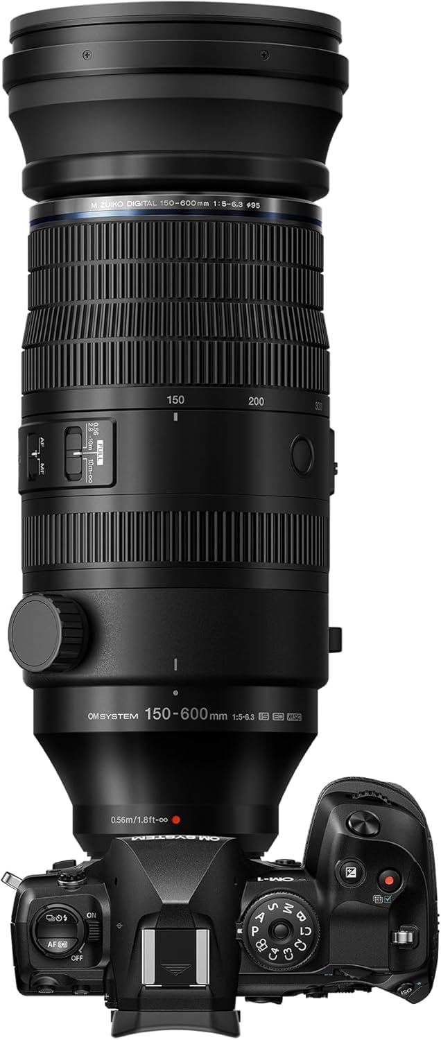 OM SYSTEM M.Zuiko Digital ED 150-600mm F5.0-6.3 is Ultra Tele-Zoom Objektiv | MFT Super-Tele für Olympus & Panasonic, 7-Stufen Bildstabilisator, Wildlife & Vogelfotografie, 300-1200mm KB-Äquivalent