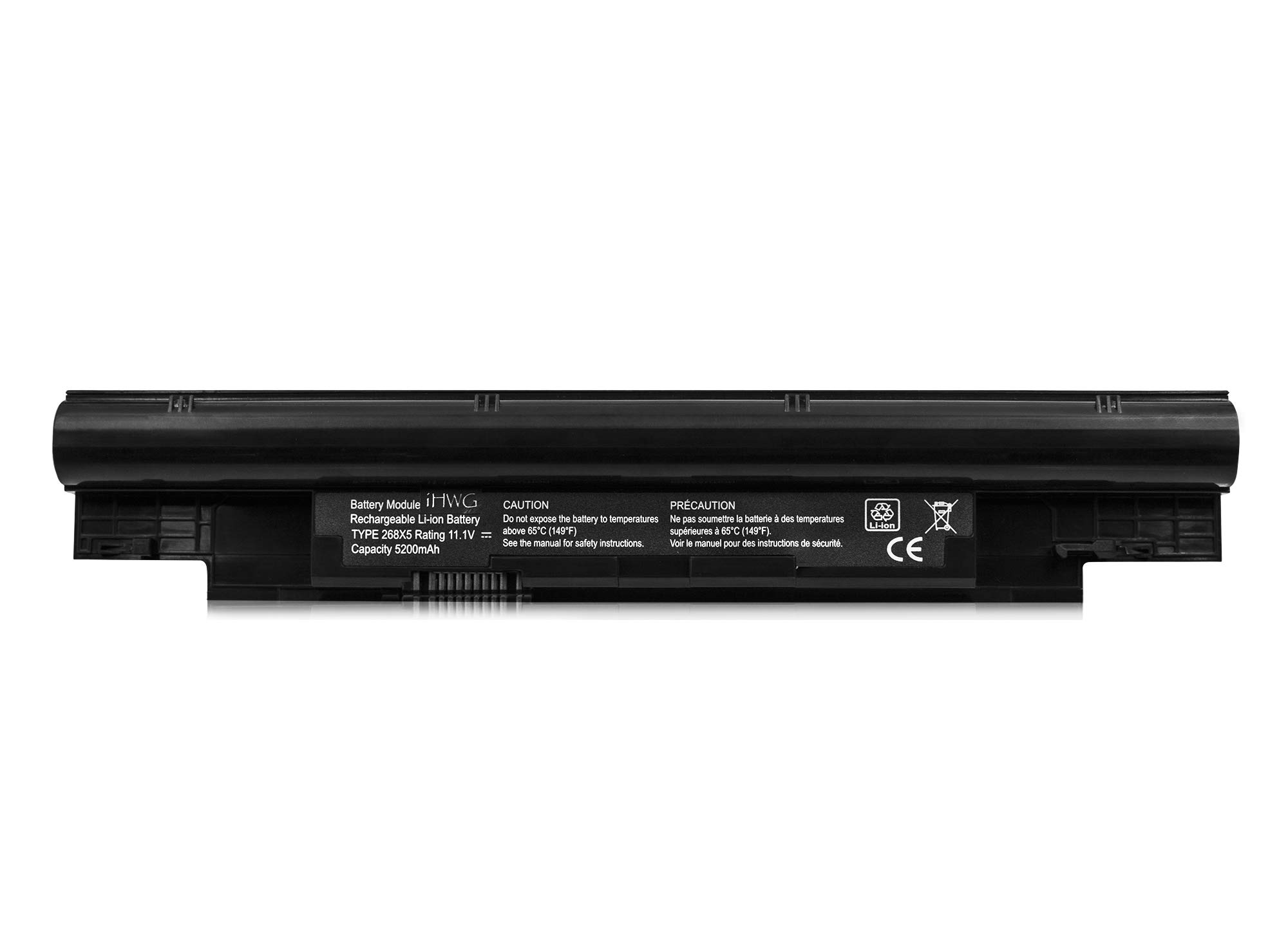 5200mAh Replacement Battery For Dell Inspiron 14Z N411Z, N311Z, Vostro V131 - 11.1V, 6 Cell