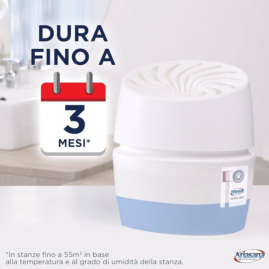 Aero 360° Bagno Assorbiumidità Anti Odore Non Elettrico Ariasana