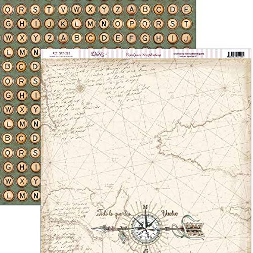 Dayka Trade Antique Style Scrapbooking KIT, multicoloured - Image 3