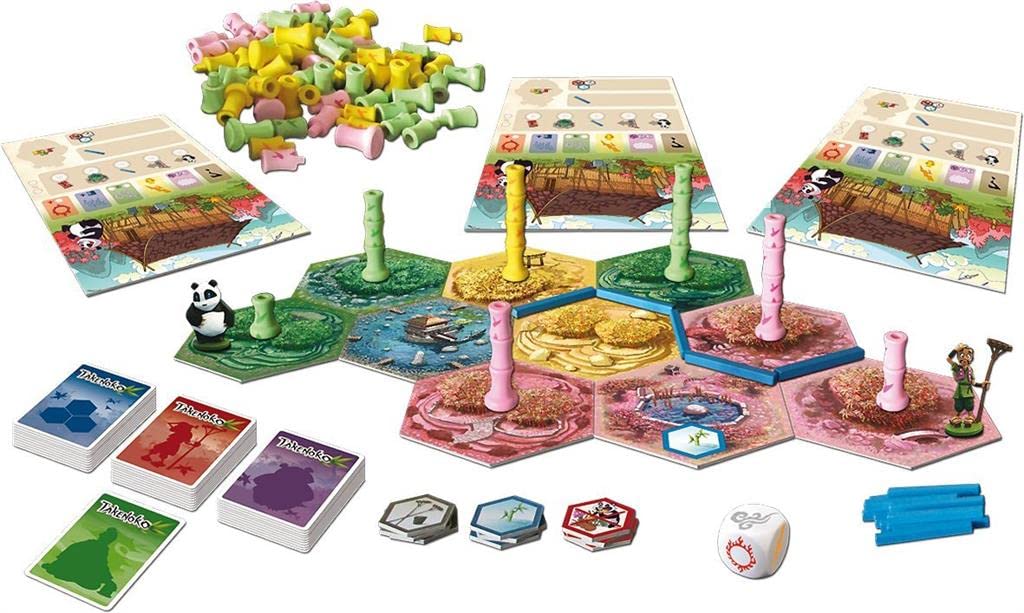 Asmodee Takenoko - wersja francuska gra planszowa - od 2 do 4 graczy - 8 lat i więcej