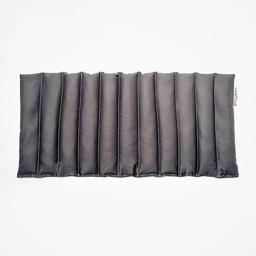 Miniatura 8 de Almohadilla envolvente para cuello y hombros para microondas, rellena de arena de lava real, para cuello, hombros, calambres, compresa cálida