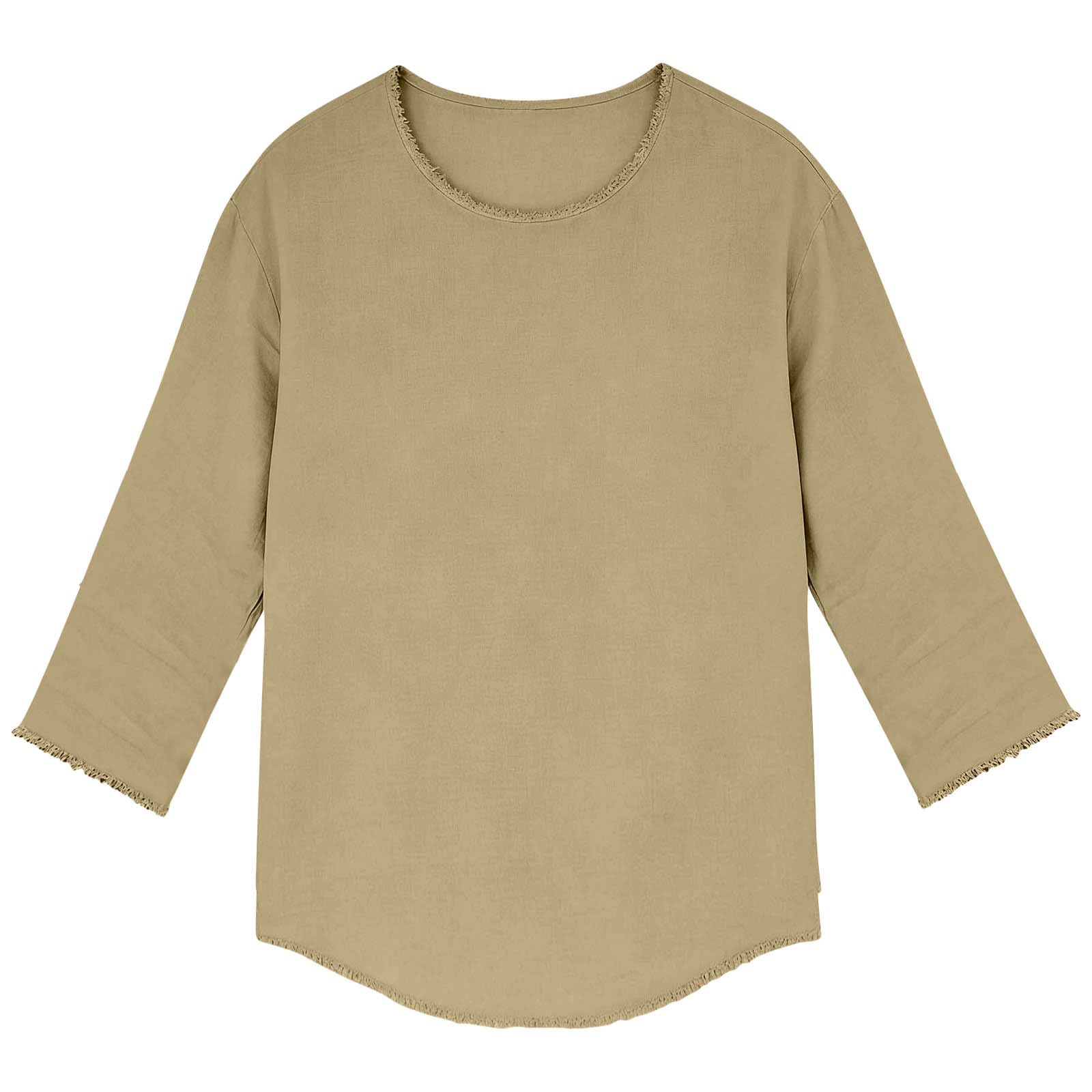 Sommer Hemd Herren Leinenhemd Herren Langarm Leicht Luftig Leinenshirt Baumwolle Atmungsaktiv Regular Fit Freizeithemden Casual Leinen Shirt Basic Langarmshirt Einfarbig Musselin Hemd Modisch