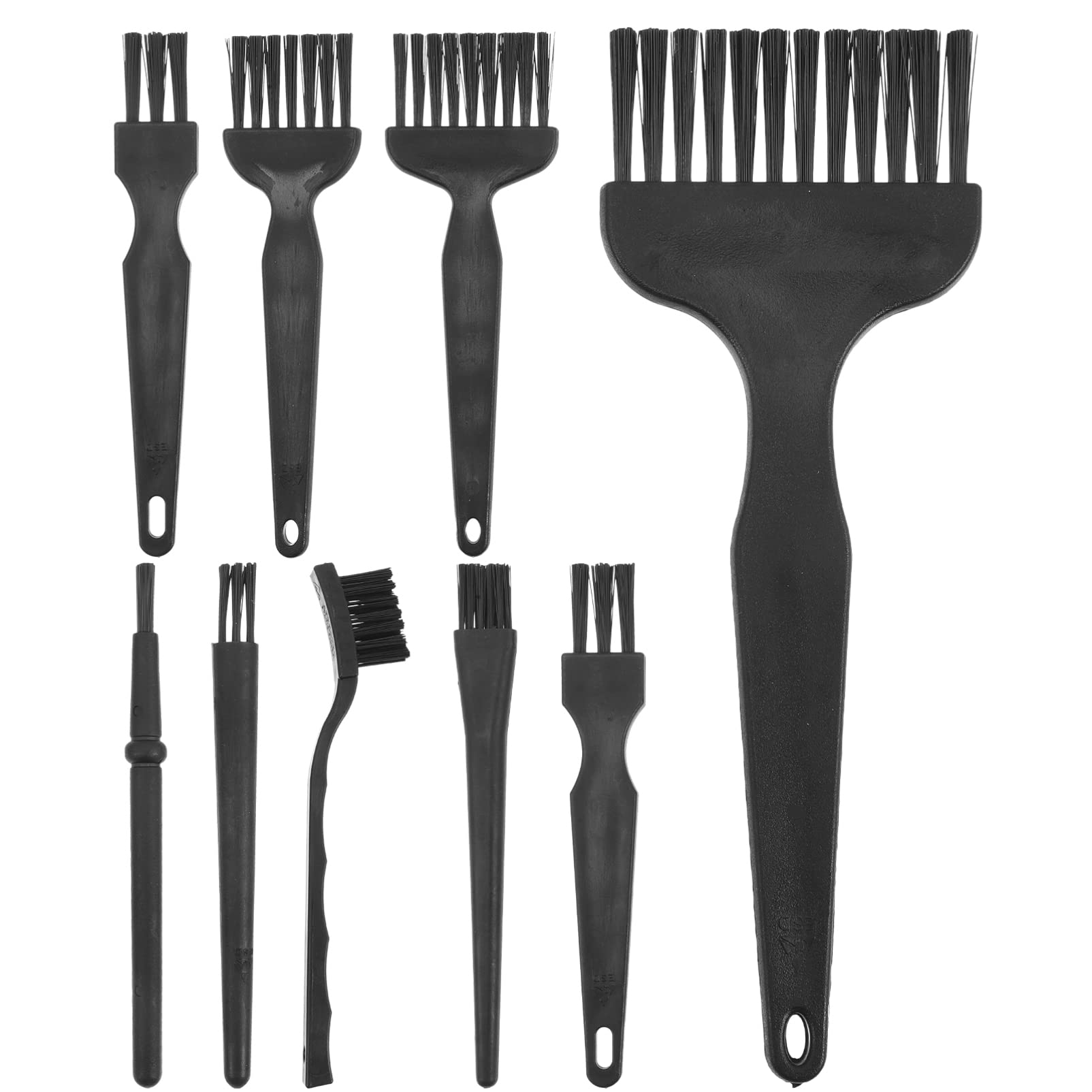 LALAFINA Pp Material Shaver Cleaning Brush Set 8pcs Replacement Brush for Razor Shaver Clippers