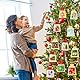 Adventskalender zum Befüllen 2025 Kinder Frauen Männer, Groß Adventskalender 18 x 13 cm Selber Befüllen Stoff,Weihnachtskalender zum Befüllen DIY Adventskalender Säckchen Taschen mit Clips Kordel