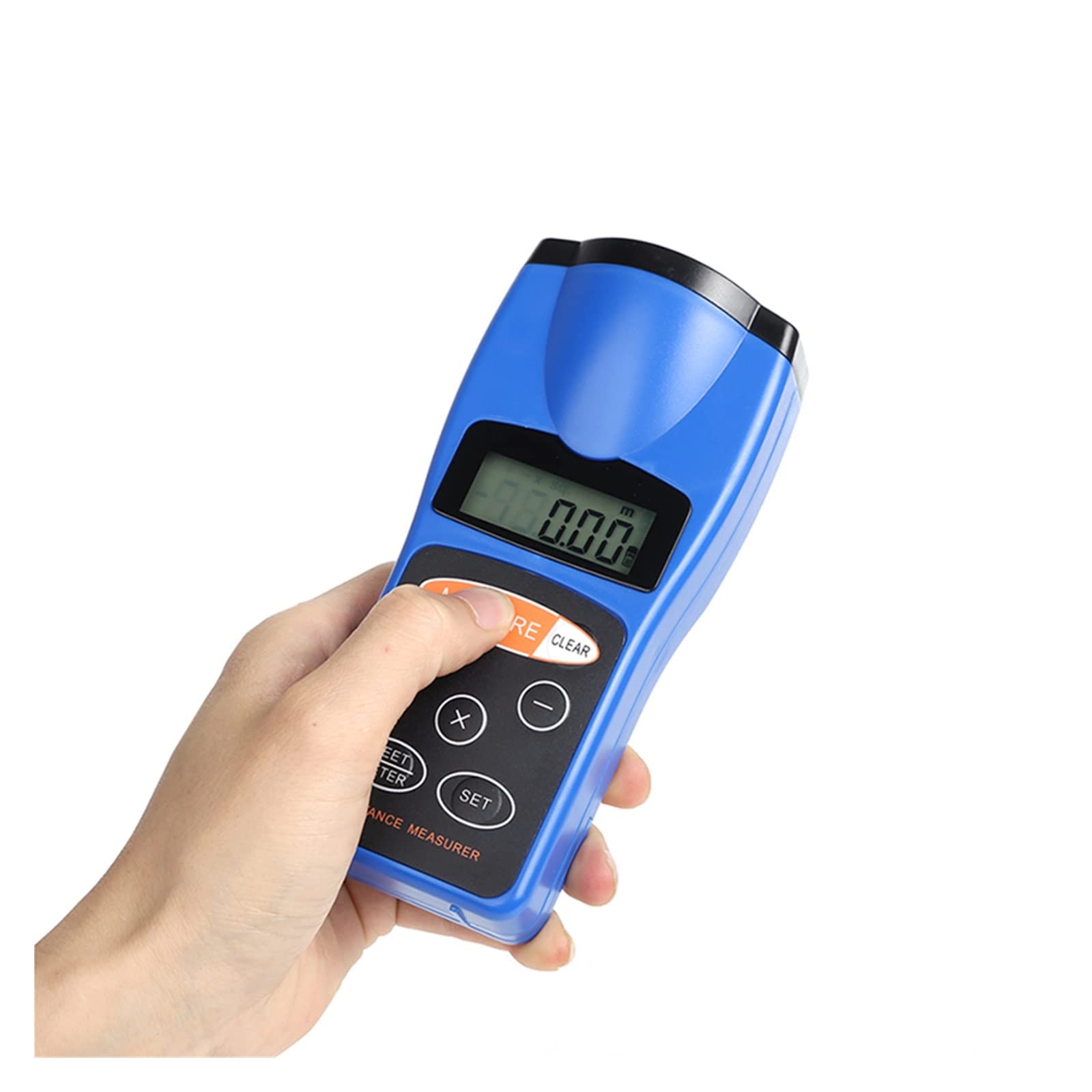 Medidor de área terrestre CP-3007 Medidor de distancia láser ultrasónico Pantalla LCD Telémetro láser multifunción Promociones Regla de cinta láser Herramientas de prueba Medir distancia, área y