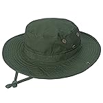 Rosoz Sun Hats for Men Women Boonie Hat UPF 50+ Bucket Hat Wide Brim UV Protection Fishing Hiking Safari Outdoor Hats