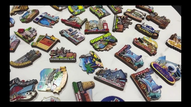 Magneet 2D MDF Comic Holland molen