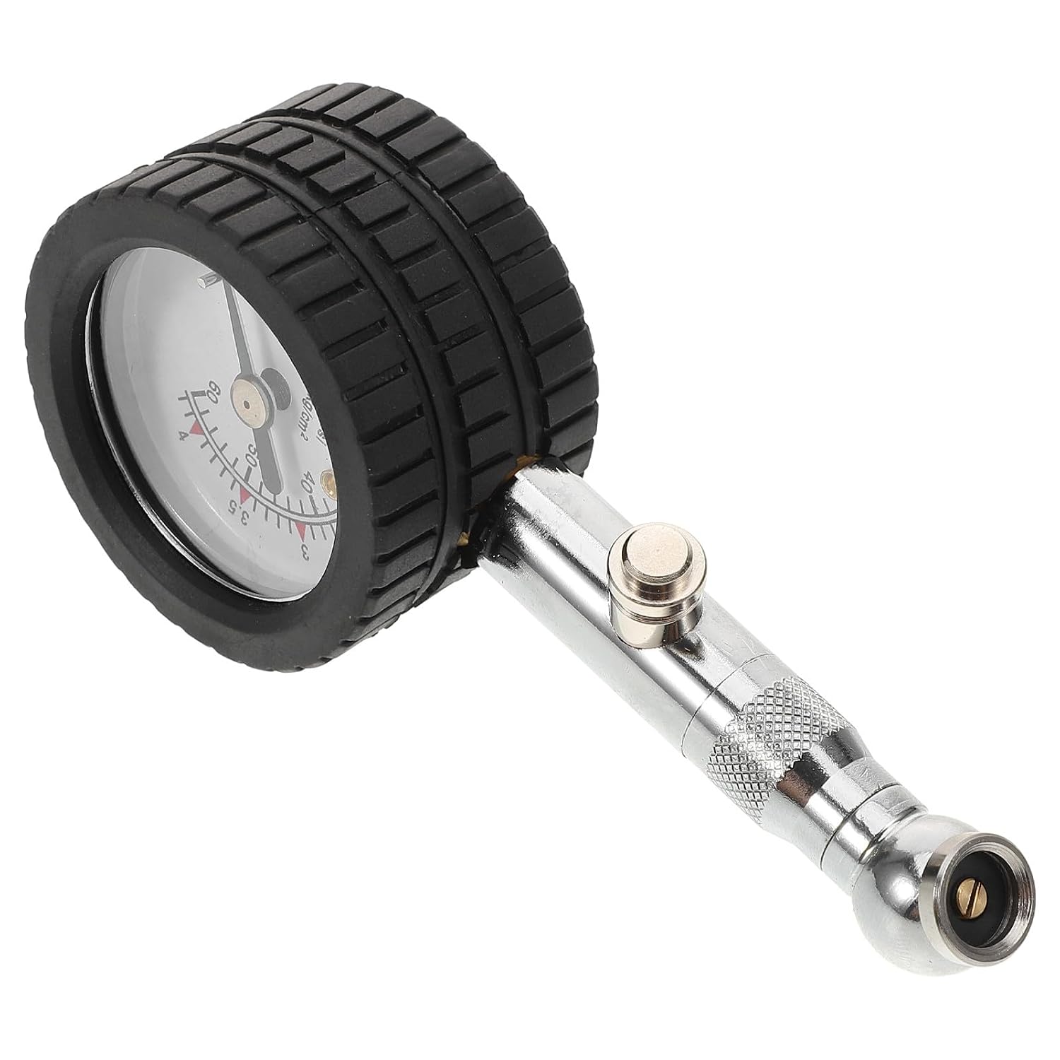 Kichvoe Mechanical Tire Pressure Gauge 60psi Dial Portable Car and Motorcycle Tire Pressure Tester for Vehicle Maintenance
