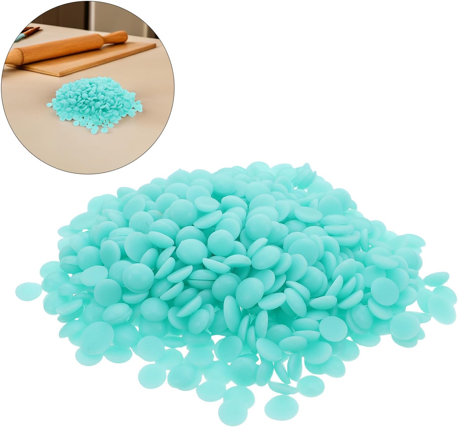 NUOBESTY Jewelry Casting Wax Beads for Precision Crafting Green Injection Carving Wax Pellets Melting at 80-100℃ for DIY Jewelry Making