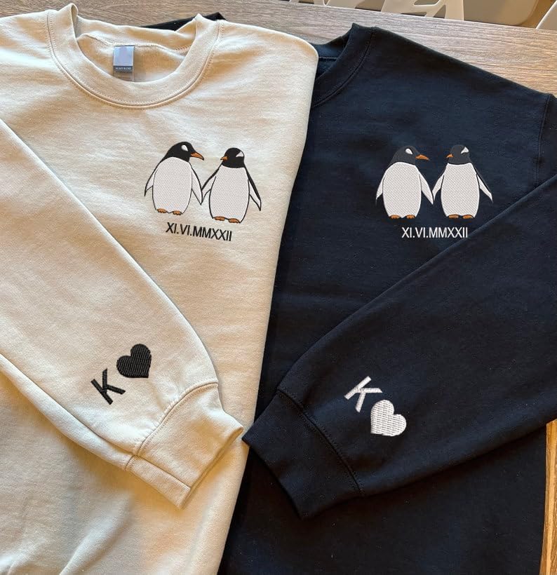 Pamaheart Personalized Matching Couple Sweatshirts, Hoodies - Image 5