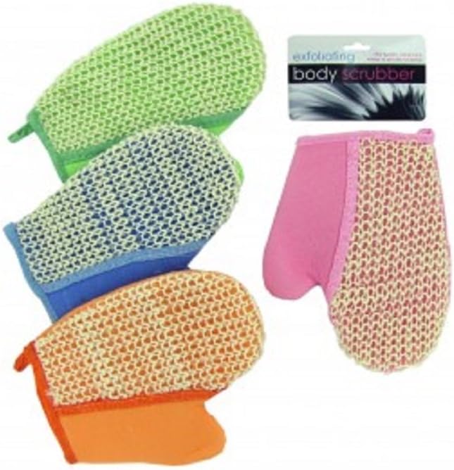 Loofah Bath Glove. Loofa Body Scrubber. Natural Sponge Shower with a Luffa. Skin Exfoliator. Spa Exfoliating Wash.