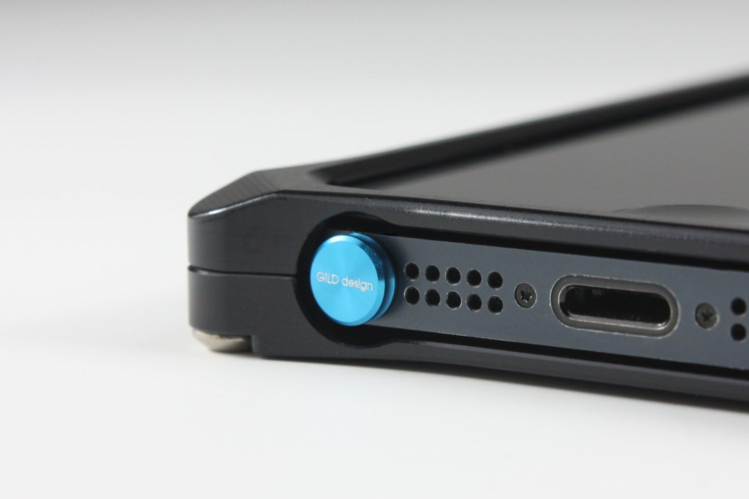 GILD Design GA-200BL Aluminum Shaved Earphone Jack Cover, Blue