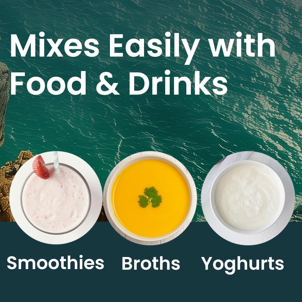 Marine Collagen Powder with Vitamin C – Hydrolyzed for Optimal Absorption | Unflavored & Easily Dissolves | Non-GMO & Microplastic Tested | Skin, Hair & Joint Support | 240g (30 Servings) - Image 6