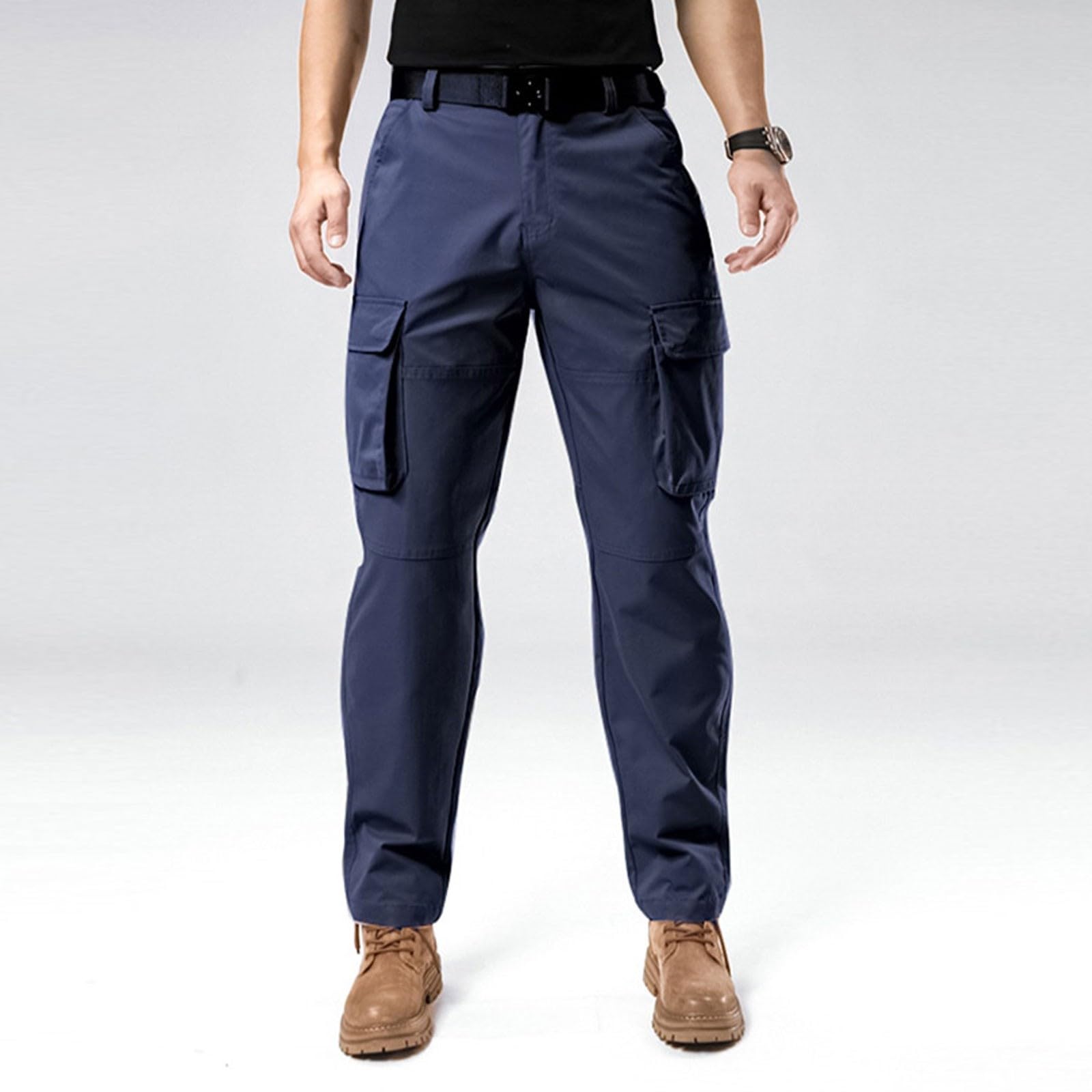 Ansenesna Wanderhose Herren Lang Wander Cargohose Herren Regular Fit