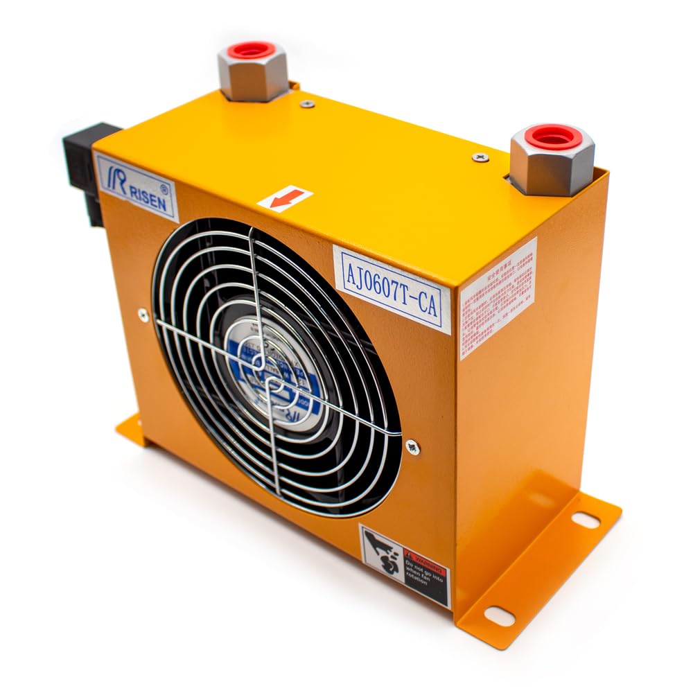 AJ0607T-CA Hydrauliczna Chłodnica Powietrza Chłodnica Oleju Chłodzona Powietrzem Wymiennik Ciepła Chłodzenia Oleju(AC 220V)