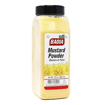 Badia Mustard Powder 16 oz Versatile Ground Yellow Mustard Gluten Free, Kosher, MSG Free
