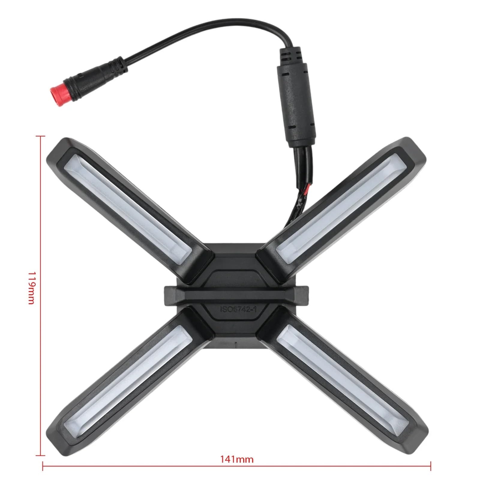 Phare Avant 4 W for Segway, for Scooter électrique Nin-ebot ZT3 Pro, pièces de Rechange en Forme de X