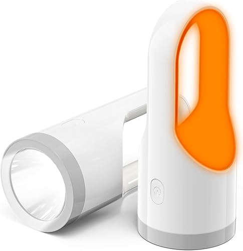 Linterna recargable en forma de U, linternas portátiles de mano, luz de escritorio para exteriores, luz de escritorio para cortes de energía en el