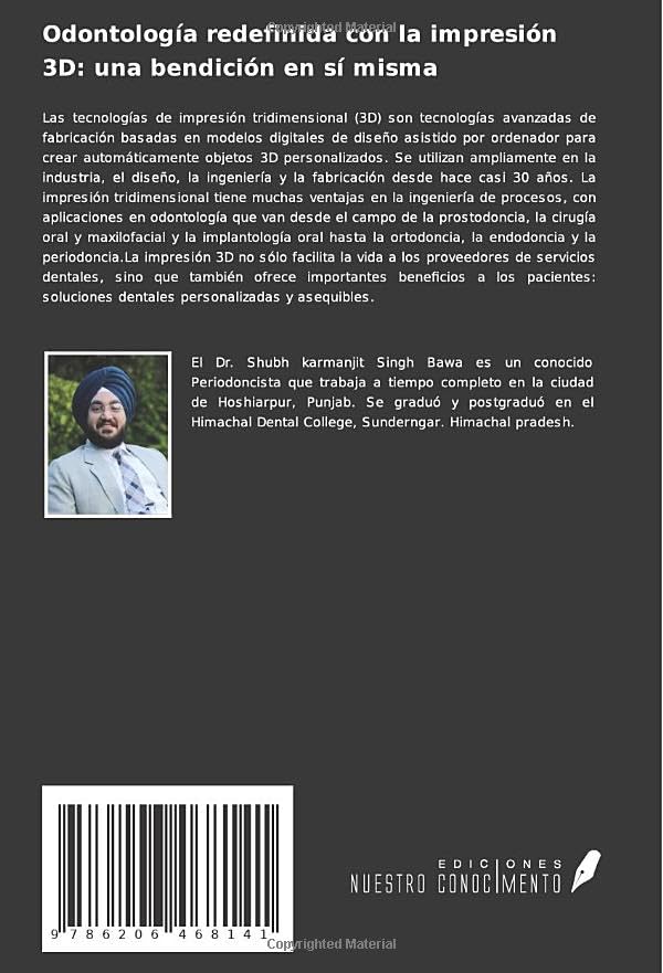 Miniatura 2 de Odontología redefinida con la impresión 3D una bendición en sí misma Impresión 3D la odontología se redefine (Spanish Edition)