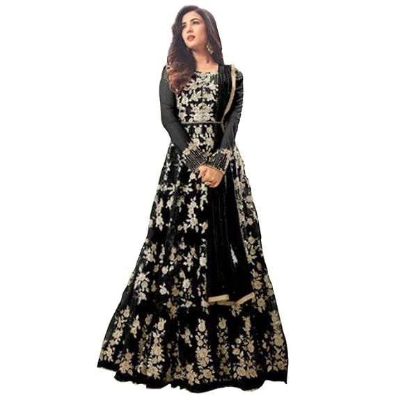 anarkali full sleeves dress