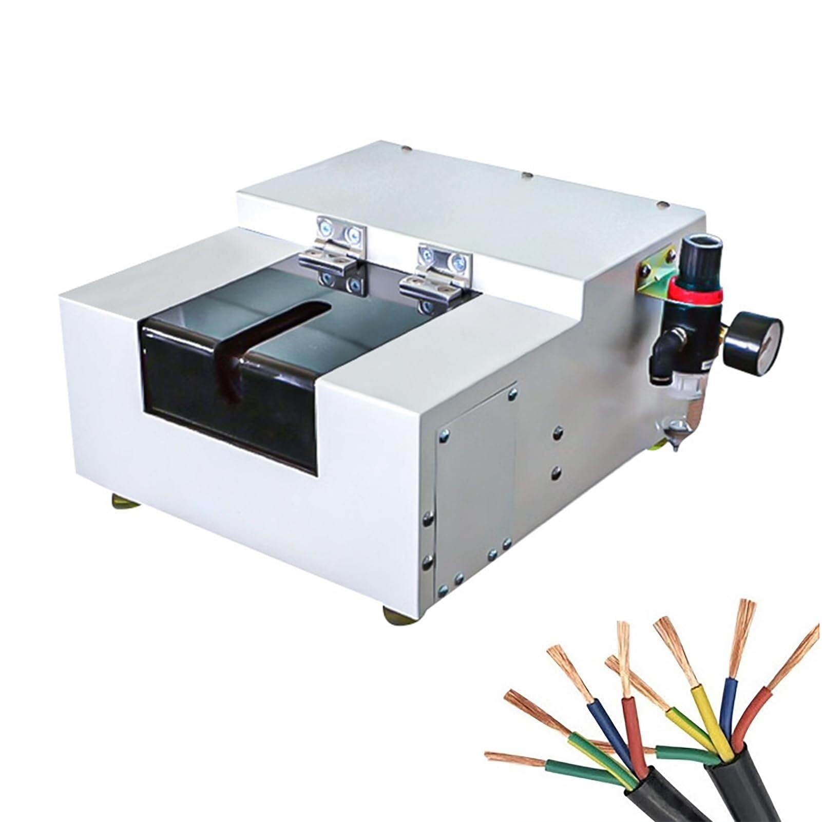 Eoweiot Pneumatic Wire Stripping Machine for Scrap Recycling, No Blade Change Required