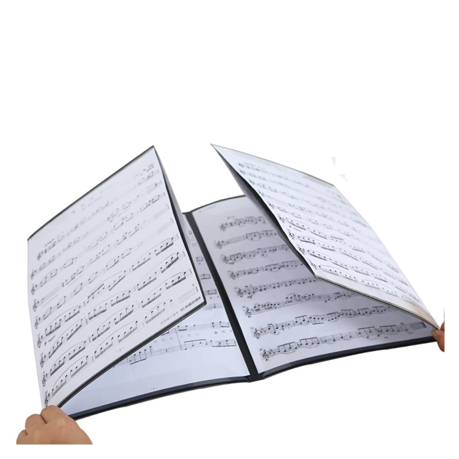 Music Sheet Chormappe Halter for Klaviernoten | A4-Mappe mit 40 Seiten zur Aufbewahrung von Blättern und Tasteninstrumenten(6 pages)