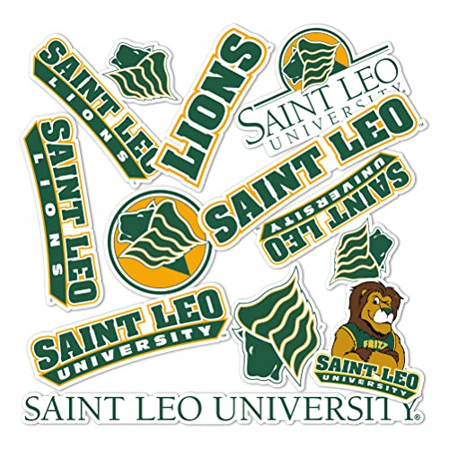 Desert Cactus Saint Leo University Sticker Lions Sticker Vinyl Decals Laptop Water Bottle Car Scrapbook Sheet (Type 2)