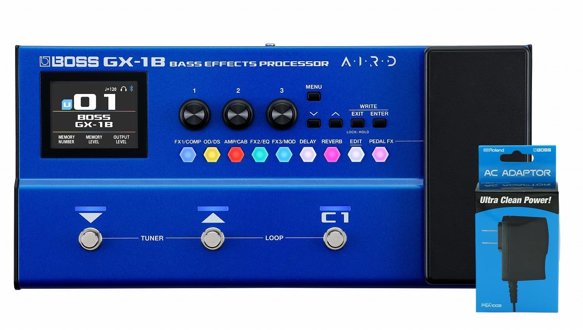 Amazon | BOSS/GX-1B Bass Effects Processor [純正アダプター(PSA