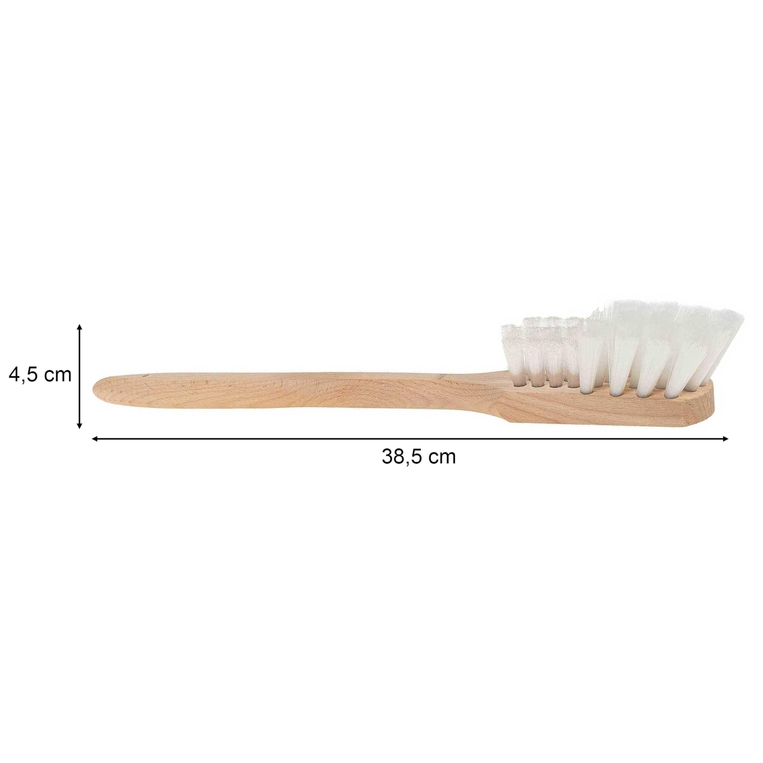 SIDCO Stielbürste Fassbürste Bürste lang XXL Reinigungsbürste Langstiel Nylon 38 cm