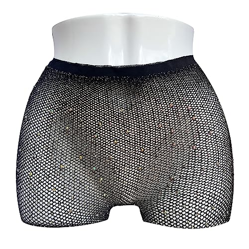 Image of Skintone Carnival Stockings | Gold Glitter Fishnet Tights for Caribbean Women