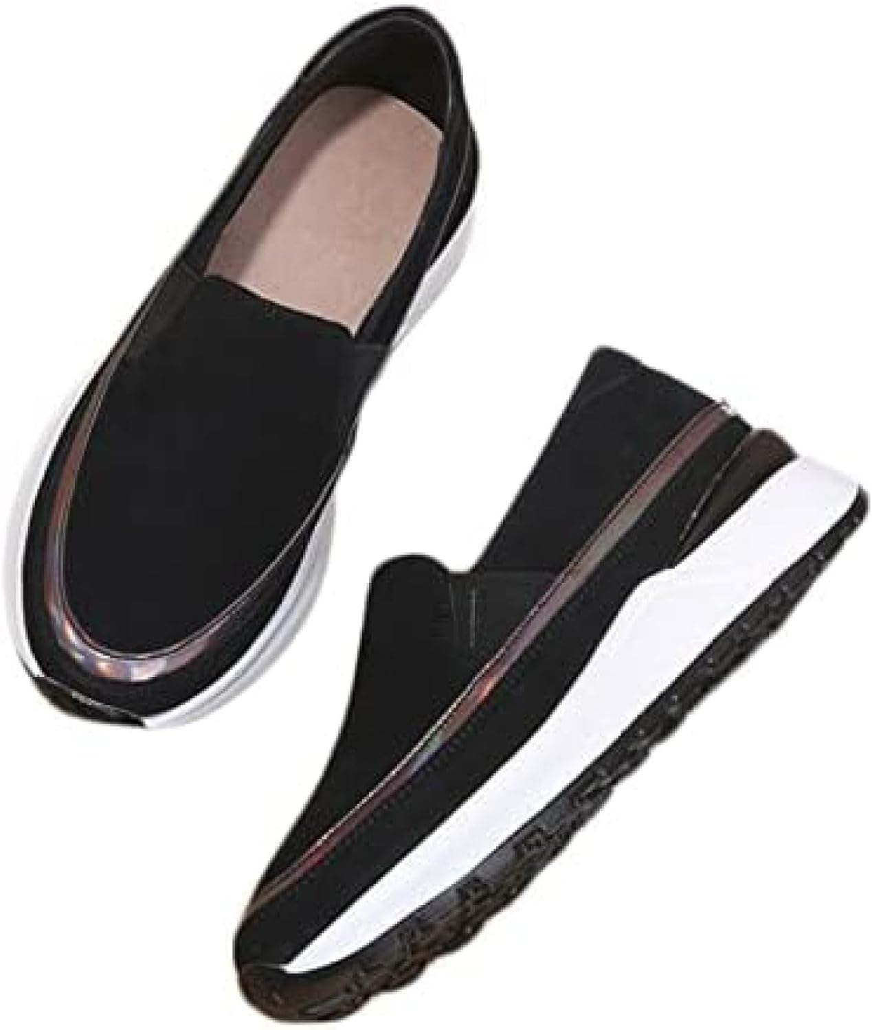 25.0cm エア マックス エクシー AIR MAX EXCEE DOZOGU] スリッポン ウェッジヒール 厚底 レディース スニーカー