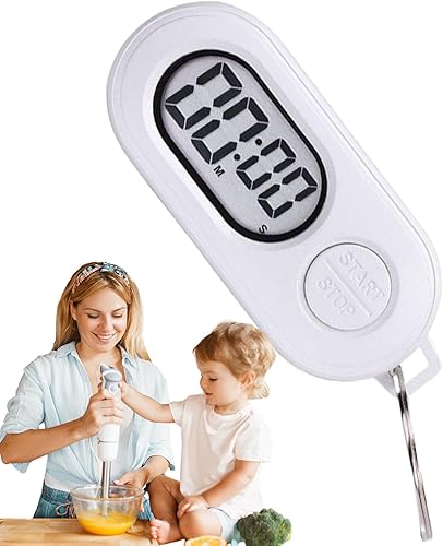 Miniatura 9 de Temporizador de cronómetros, temporizadores digitales, temporizador de parada al aire libre, llavero cronómetros, cuenta regresiva, temporizadores