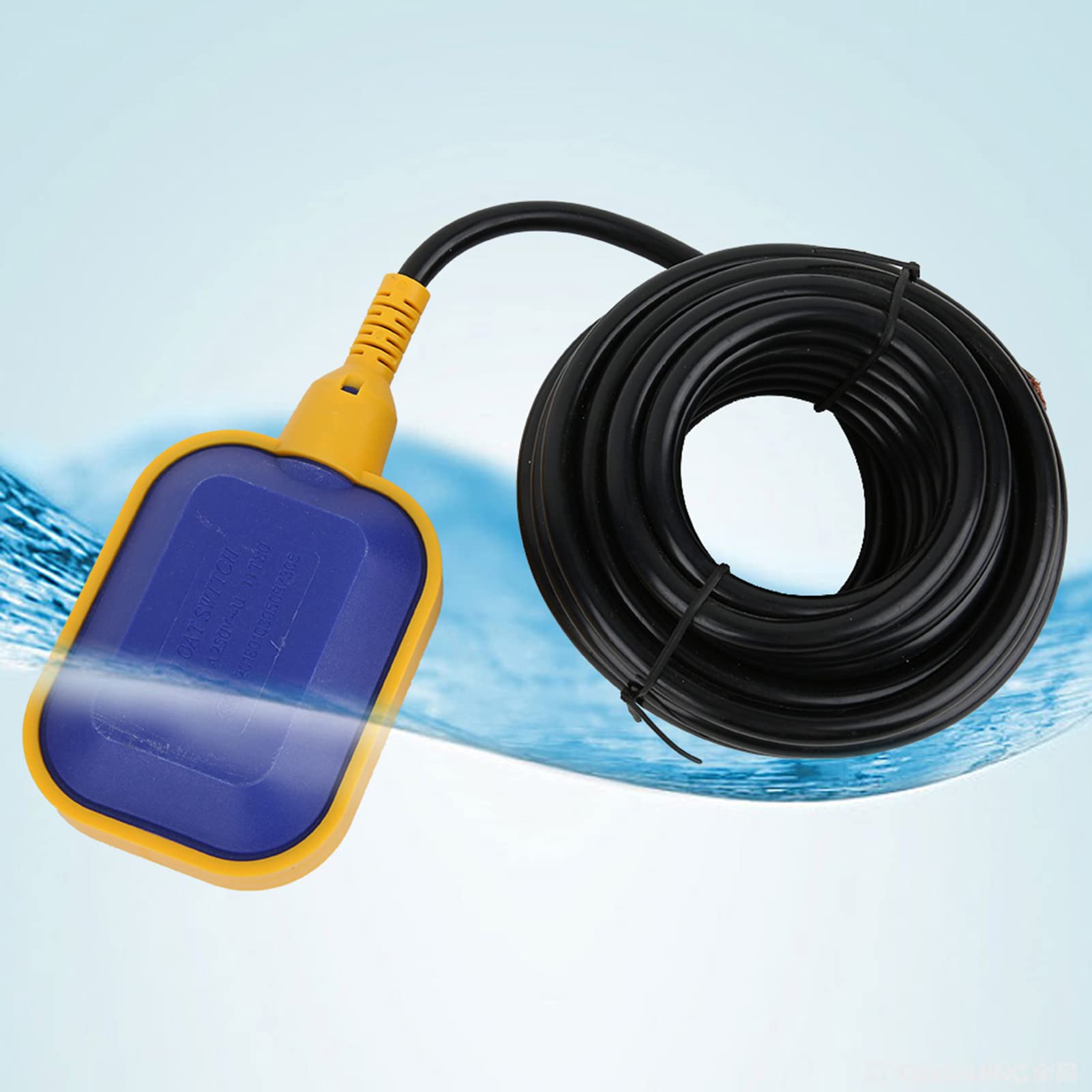 Interruttore a galleggiante in plastica KEY-6 Cavo da 6 m, Sensore di livello del liquido 0-250 V per controller di drenaggio dell'alimentazione dell'acqua, Interruttore