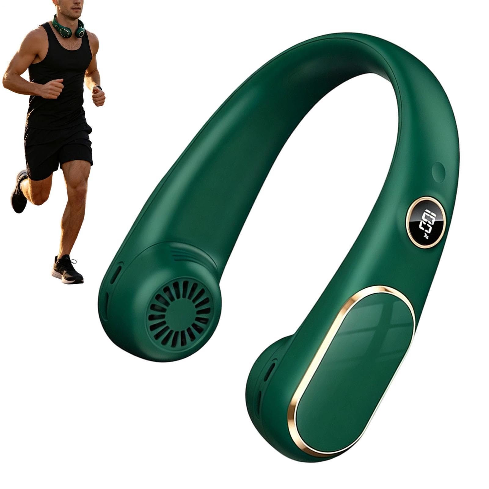 Ventilador de cuello sin aspas de 4 velocidades para hombres y mujeres