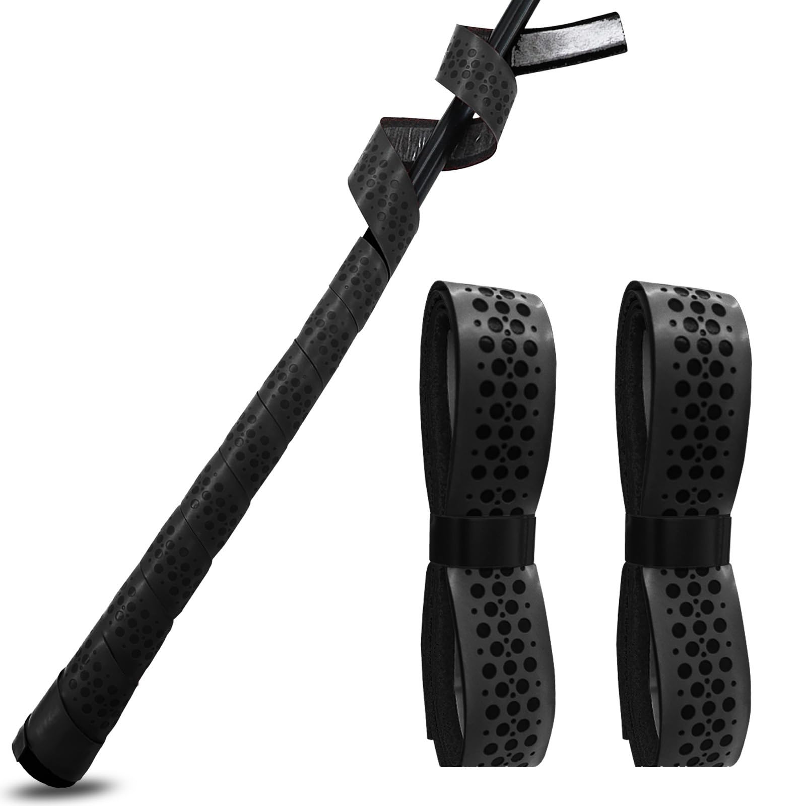 QIAOLIDA PU Baseball Bat Grip Tape Nonslip Overgrip Baseball Absorbs Sweat Tennis Grip Tape For Enhances Traction And Comfort