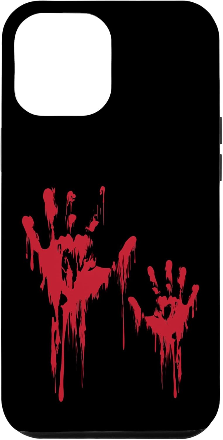 iPhone 13 Blood Splatter Halloween Zombie Victim Case